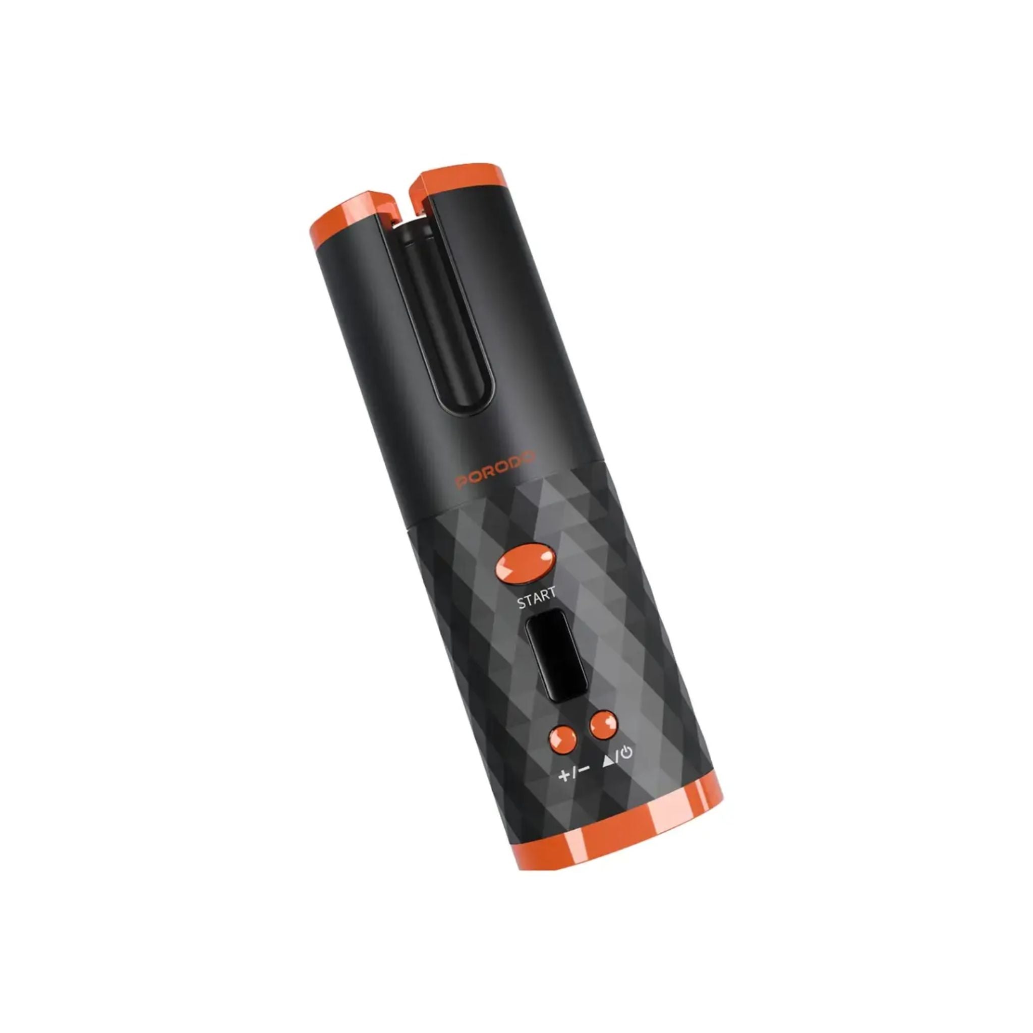 Porodo Automatic Hair Curler with Internal Dual Barrel, Effortless Automatic Curling, Cordless, 30 Minutes Working Time, Precise Heat and Timer Control, Standby Time 60 Minutes - Black