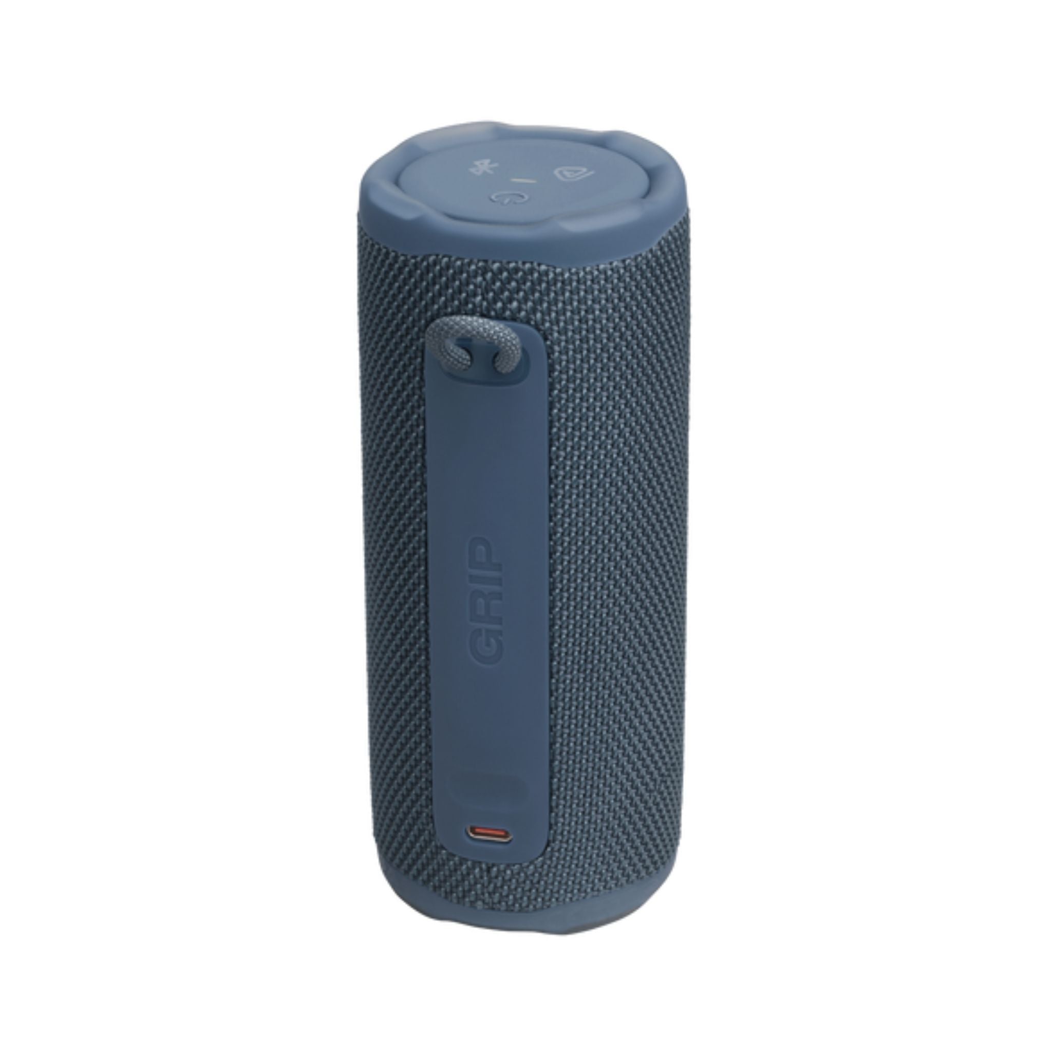 JBL Grip Compact Bluetooth Speaker, JBL Pro Sound with AI Sound Boost, IP68 Waterproof and Dustproof, Ambient Light, Up to 14 Hours Playback, Auracast Multi-Speaker, JBL Portable App, Blue