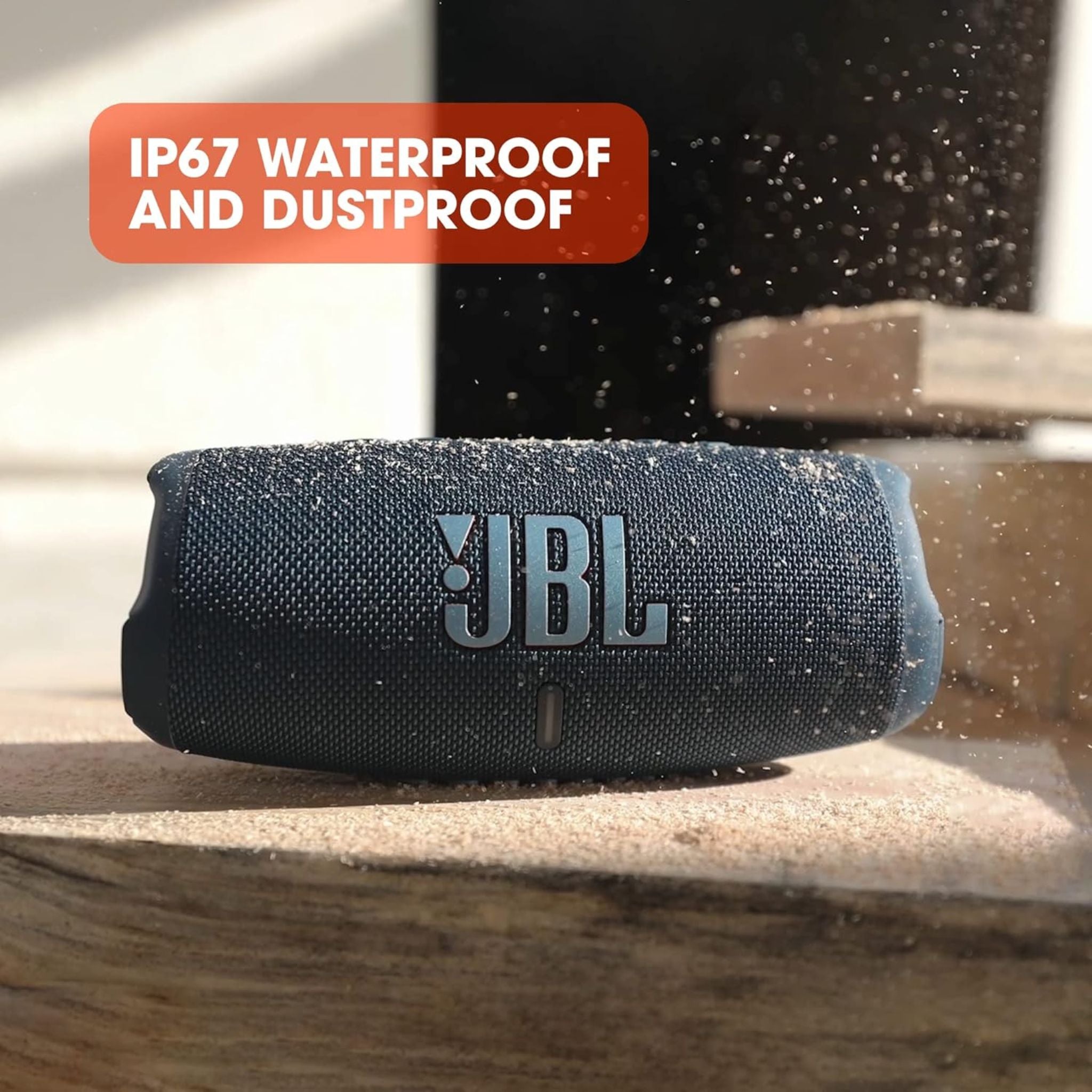 JBL Charge 5 - Portable Bluetooth Speaker with deep bass, IP67 Waterproof and Dustproof, 20 hours of Playtime, Built-in powerbank- Blue