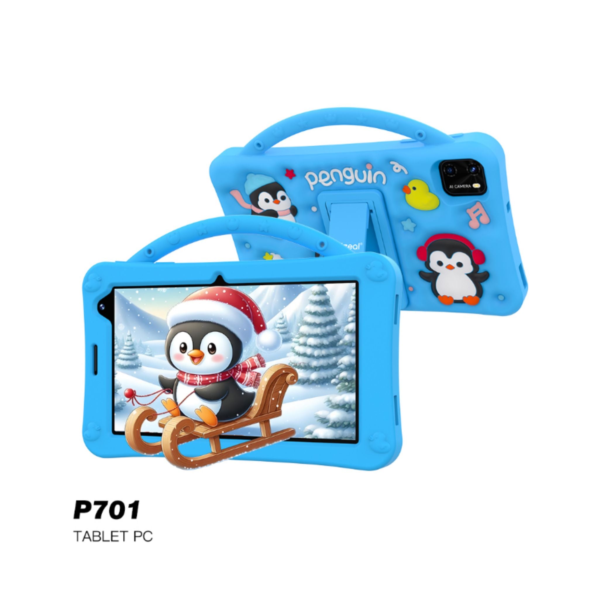 Telzeal P701, 7 Inch (1024*600) Android Tablet with Single SIM 6GB RAM 256GB ROM and 3000 mAh Battery + Free Gifts- Orange