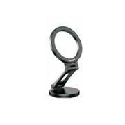 Black magnifying glass on a stand with 'Doc-Top' branding on a white background