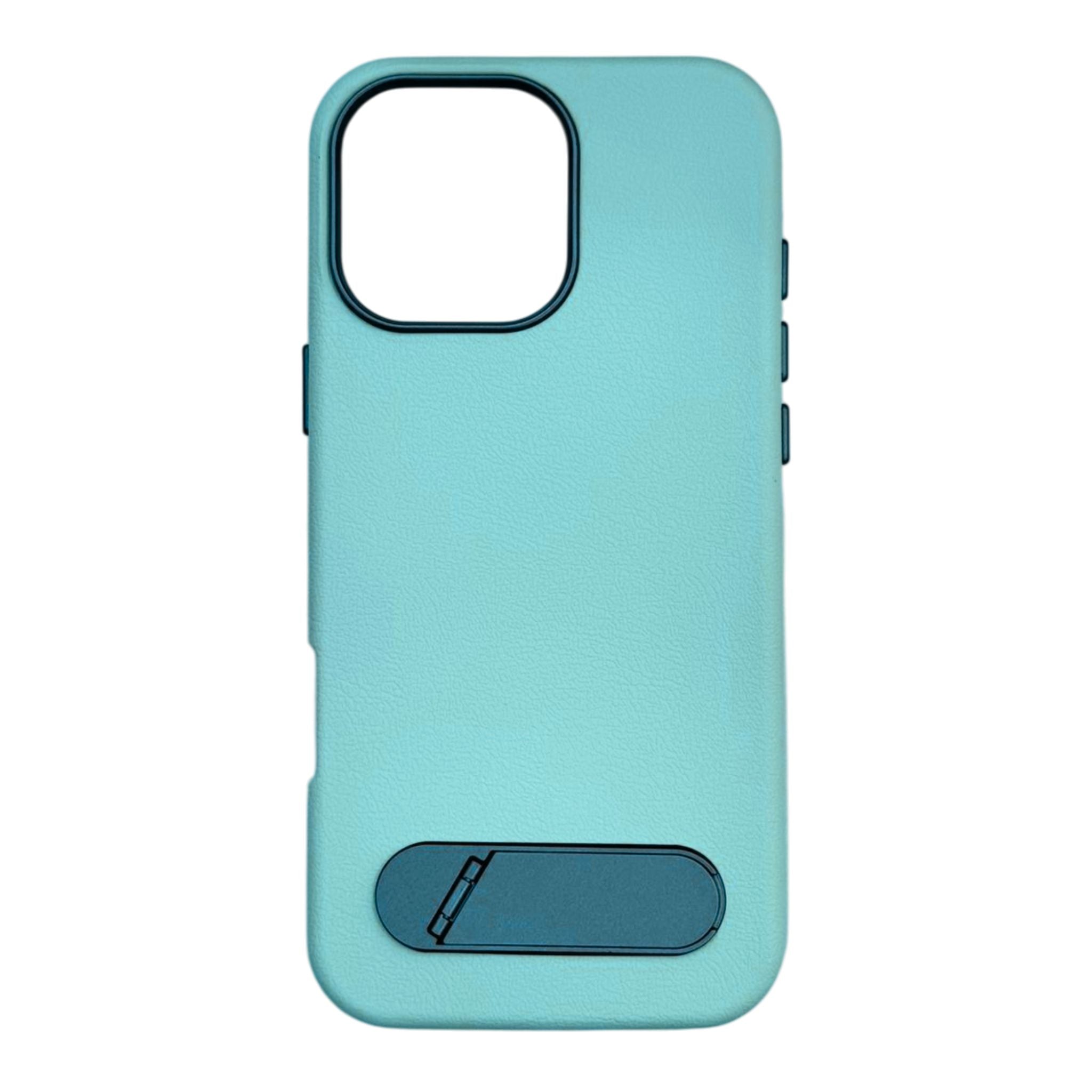 Maxora IPhone 16 Pro Max Leather Case with Kickstand