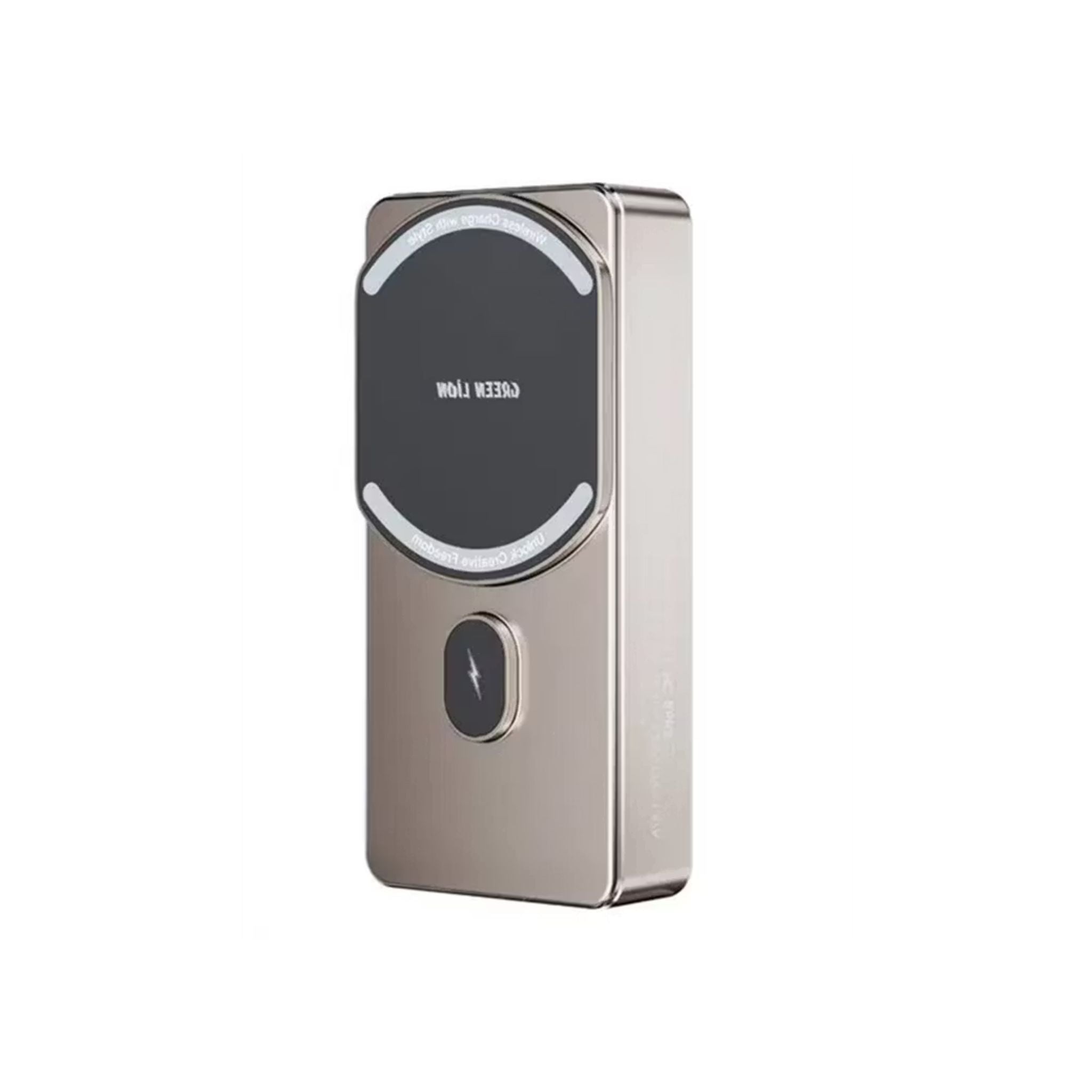 Smart lock with brand logo on a white background