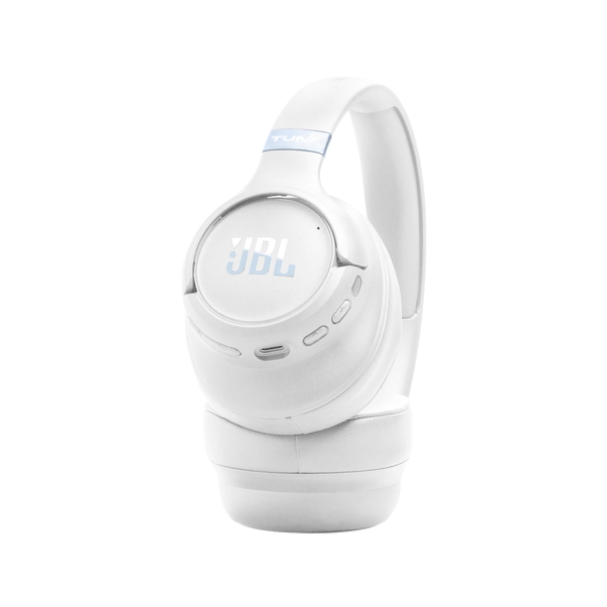 JBL Tune 780NC Wireless Over-Ear Adaptive Noise Cancelling Headphones with Hi-Res JBL Pure Bass & Spatial Sound, 76H Battery Life, 2-Mic Calls, Bluetooth 6.0, App Support – White