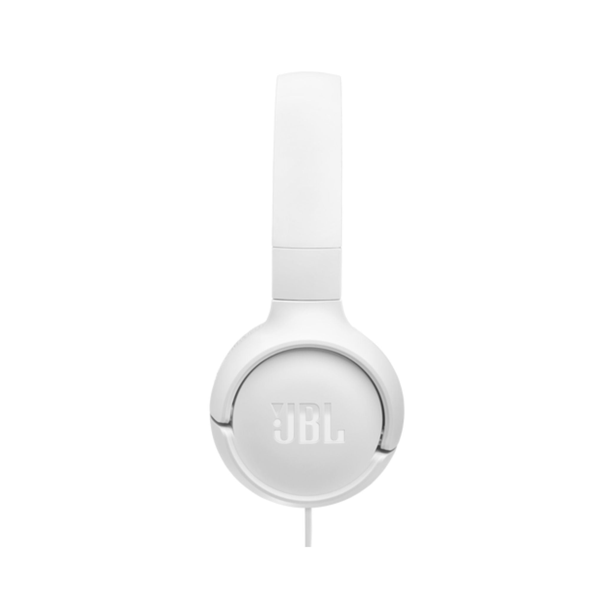 JBL Tune 520C USB-C Wired Headphones, 32mm Driver, Built-in Mic, Hands Free Call, Voice Assistant integration, Foldable, 3 Button Remote, Hi-Res Audio, JBL Pure Bass Sound, Comfort – White