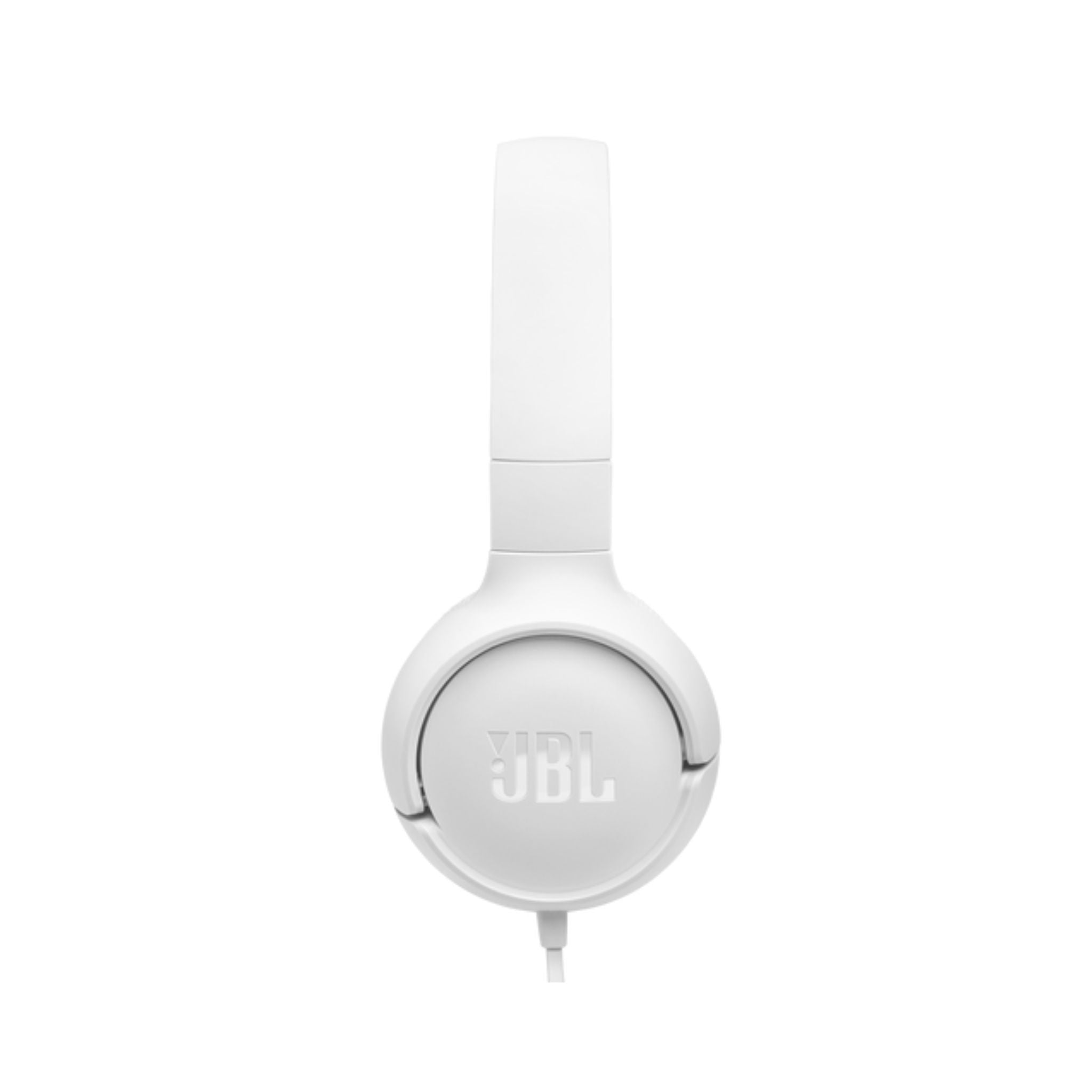 JBL Tune 520C USB-C Wired Headphones, 32mm Driver, Built-in Mic, Hands Free Call, Voice Assistant integration, Foldable, 3 Button Remote, Hi-Res Audio, JBL Pure Bass Sound, Comfort – White