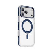 Green Lion Southend Magsafe Case for iPhone 17 Pro Max, Camera Protection, Hybrid Materials, Built-in Kickstand Ring with 360° Rotation, Military-Grade Protection - Blue