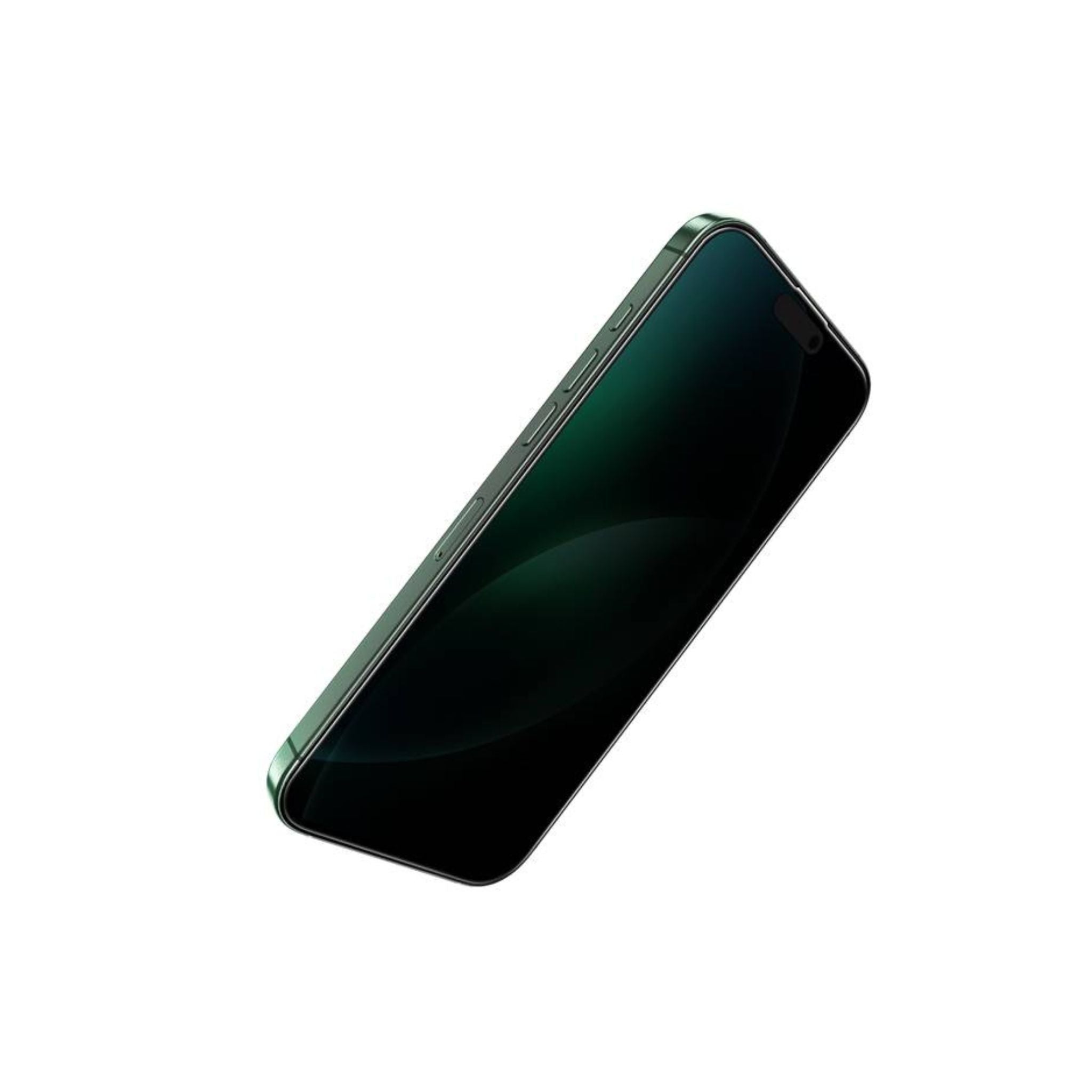 Green Lion 9H Steve Privacy Full Glass Screen Protector for iPhone 16 Plus, Anti-Scratch, Side View Blocking, Highly Responsive, Grease Resistance, Anti-Fingerprint - Black