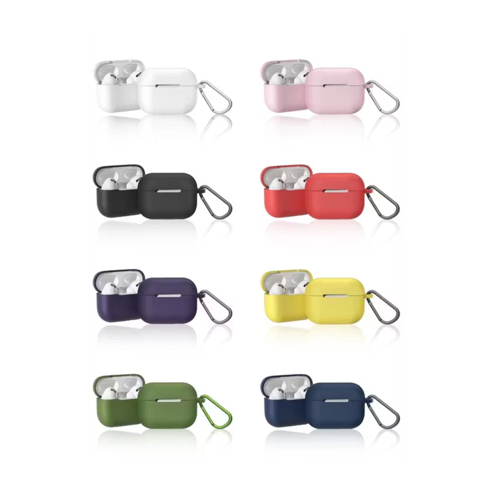 Green Lion Berlin Series Silicone Case for Airpods Pro 2 with Full Protection Design, Slim & Lightweight, Anti Fingerprints, Anti Scratch, Premium Quality, Unique Design - Blue