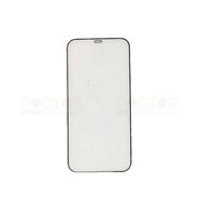 A clear glass screen protector for iPhone 11 Pro Max with a black edge.