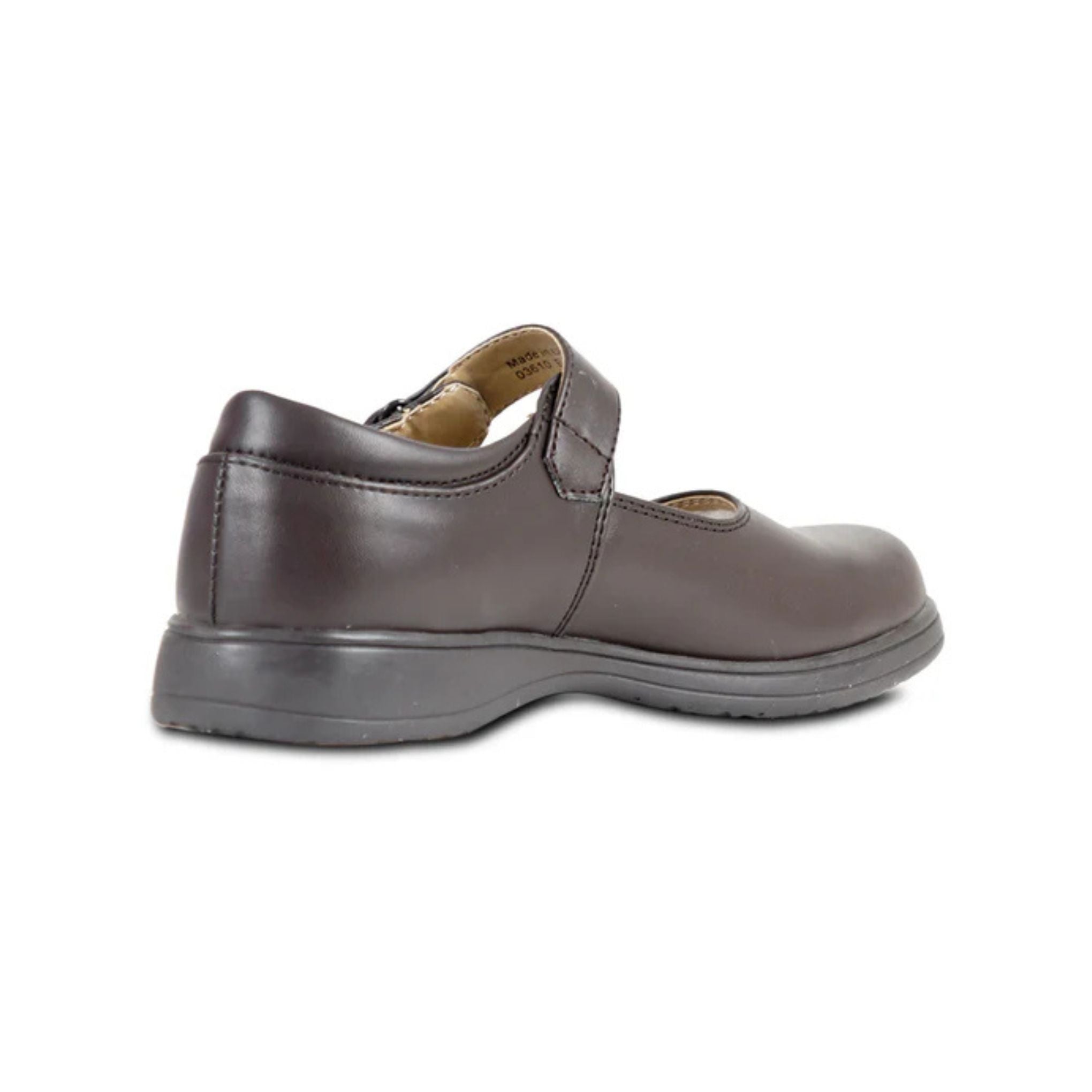 Symphony Girls School Shoes - Brown