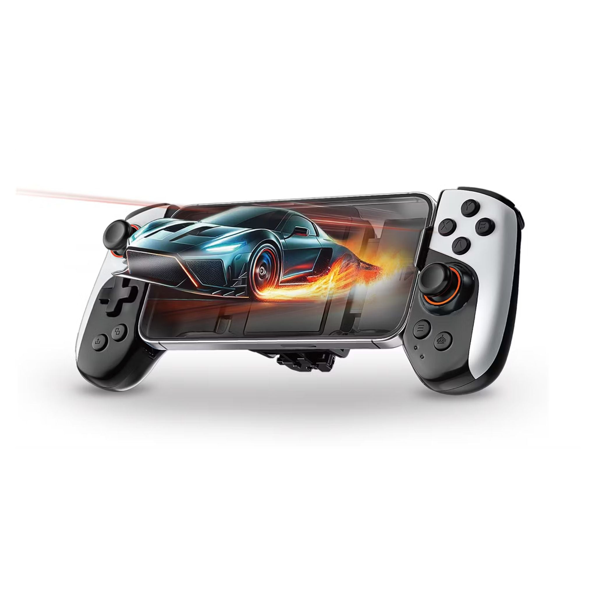 Porodo Gaming Chillcore Coolling Game Controller with Active Cooling System, Customizable Macro Mapping, Multi-Platform, Universal Phone Compatibility, Wireless Connectivity, USB-C Charging Interface - Black
