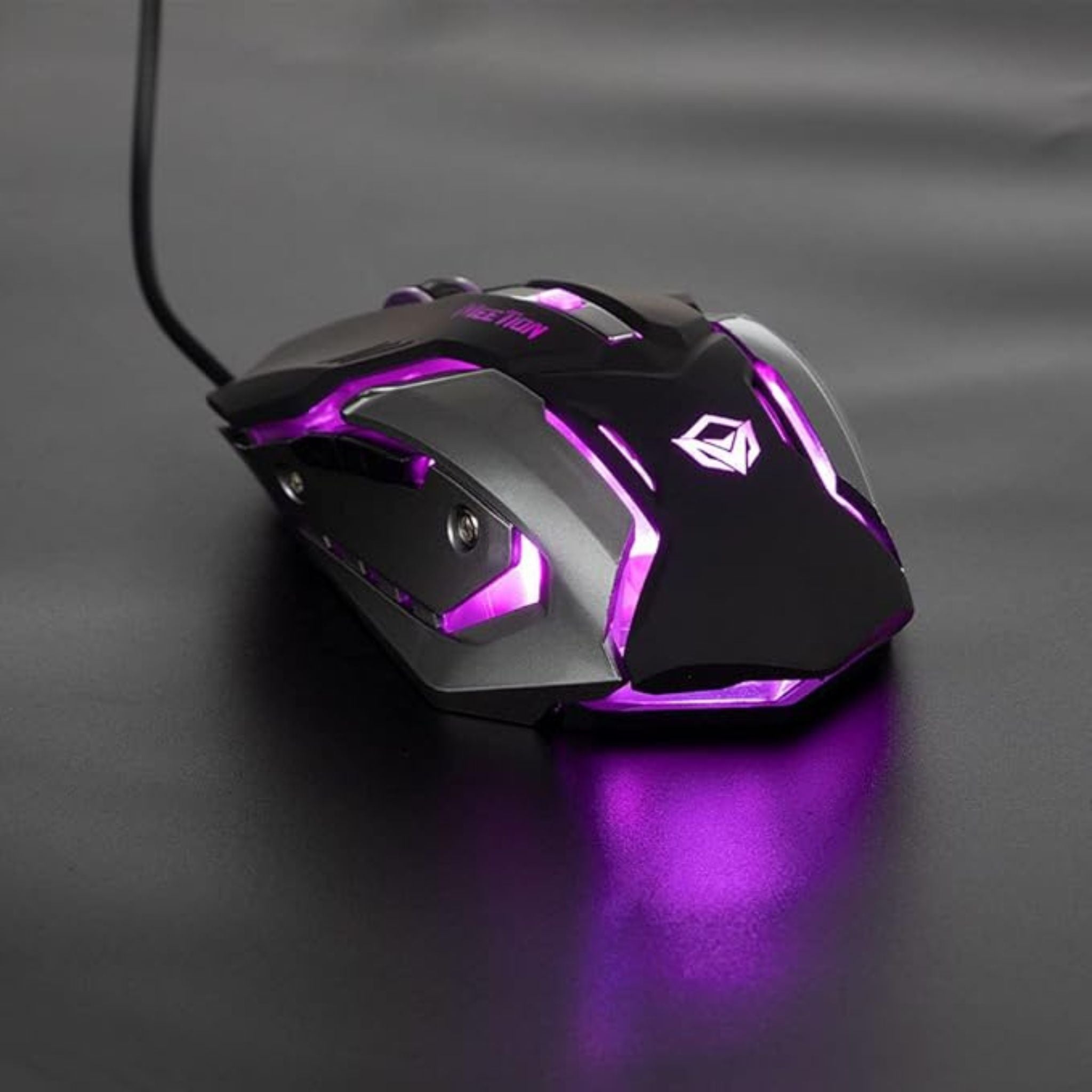 Meetion Breathing LED Backlit Gaming Mouse Black