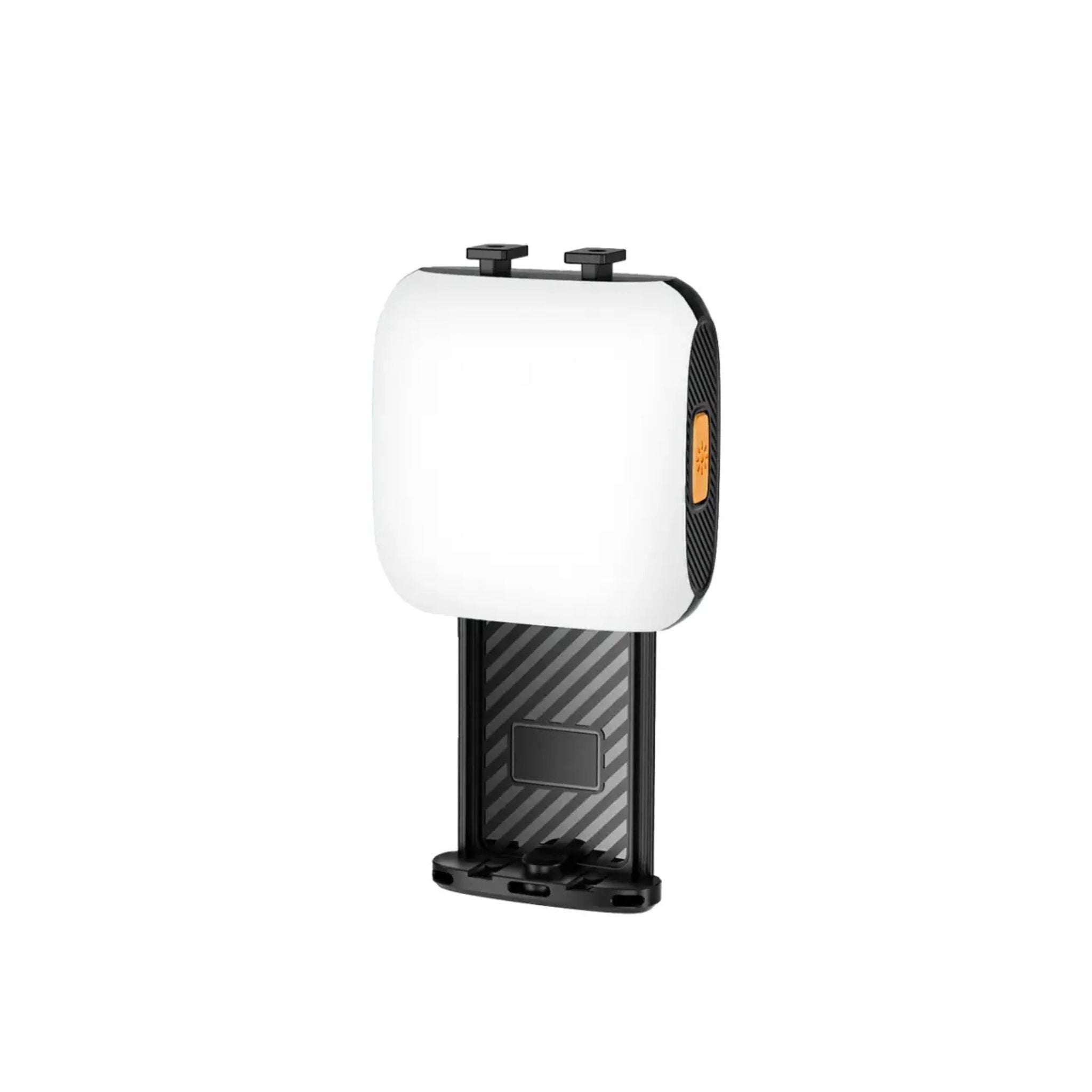 Porodo Lifestyle Clip-On Fill Light with 3 Color Temperatures, 1000mAh Battery Capacity, Up to 24 Hours Working Time, 3 RGB Lights, Wide Compatibility, 4W Power - Black