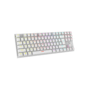 Unleash your gaming potential with the Porodo Gaming TKL Mechanical Keyboard, which opens up to 12 different modes for lighting.