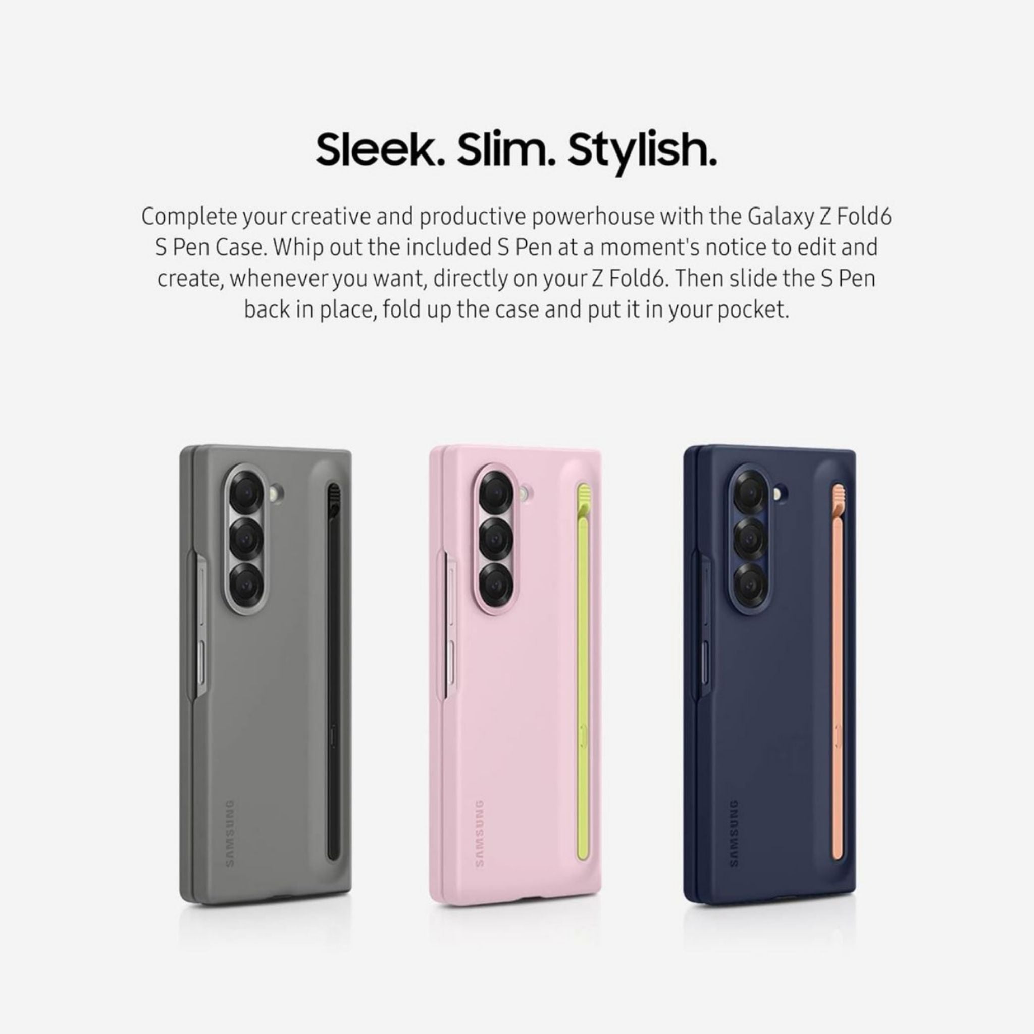 Samsung Galaxy Official S Pen Case for Galaxy Z Fold6