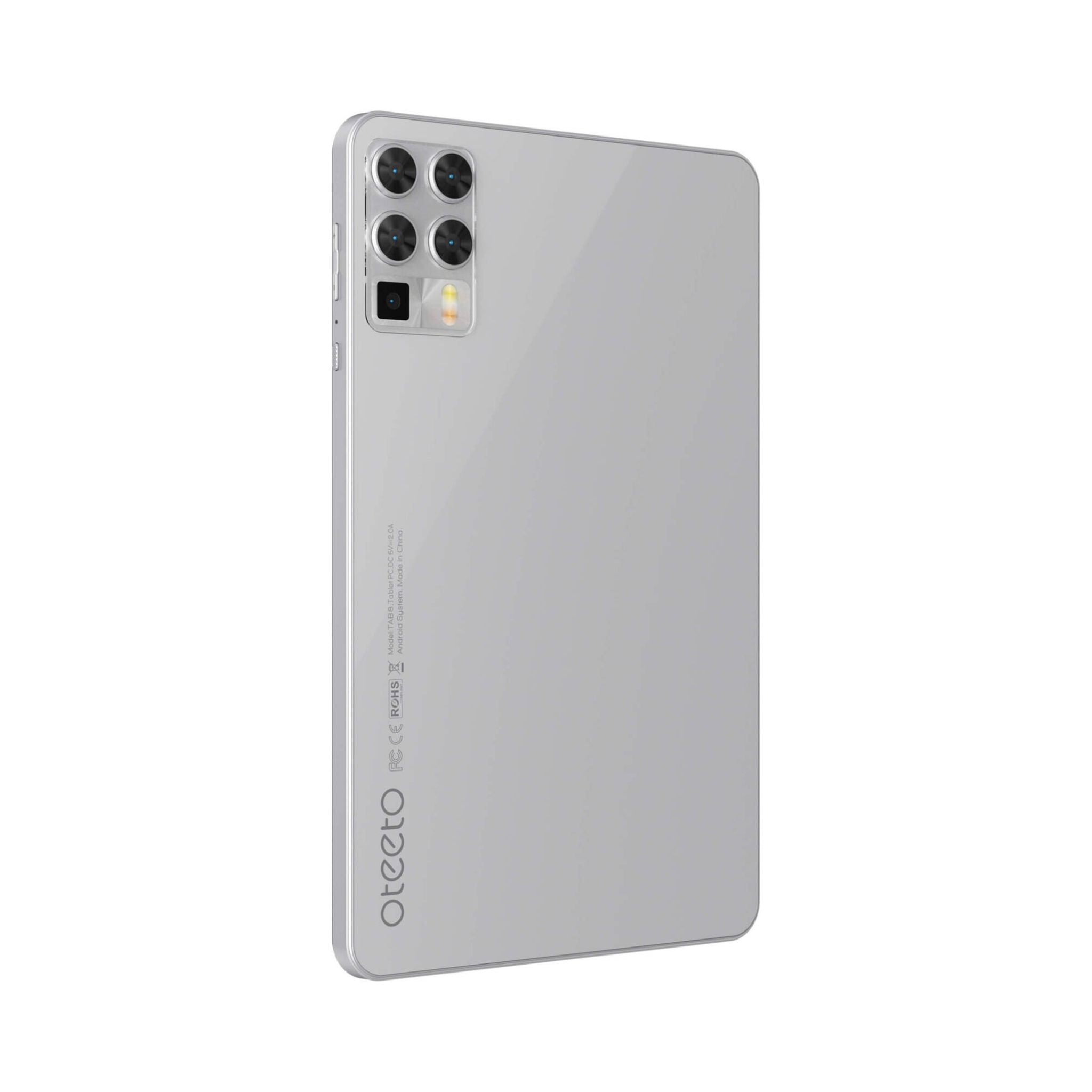 Oteeto Tab 8 Tablet, 8" 1280x800 IPS LCD Display, Octa-Core 1.8GHz Processor, 8GB RAM, 256GB ROM, 5.0MP Front + 13.0MP Rear Camera, 5000mAh, Android 13-Grey