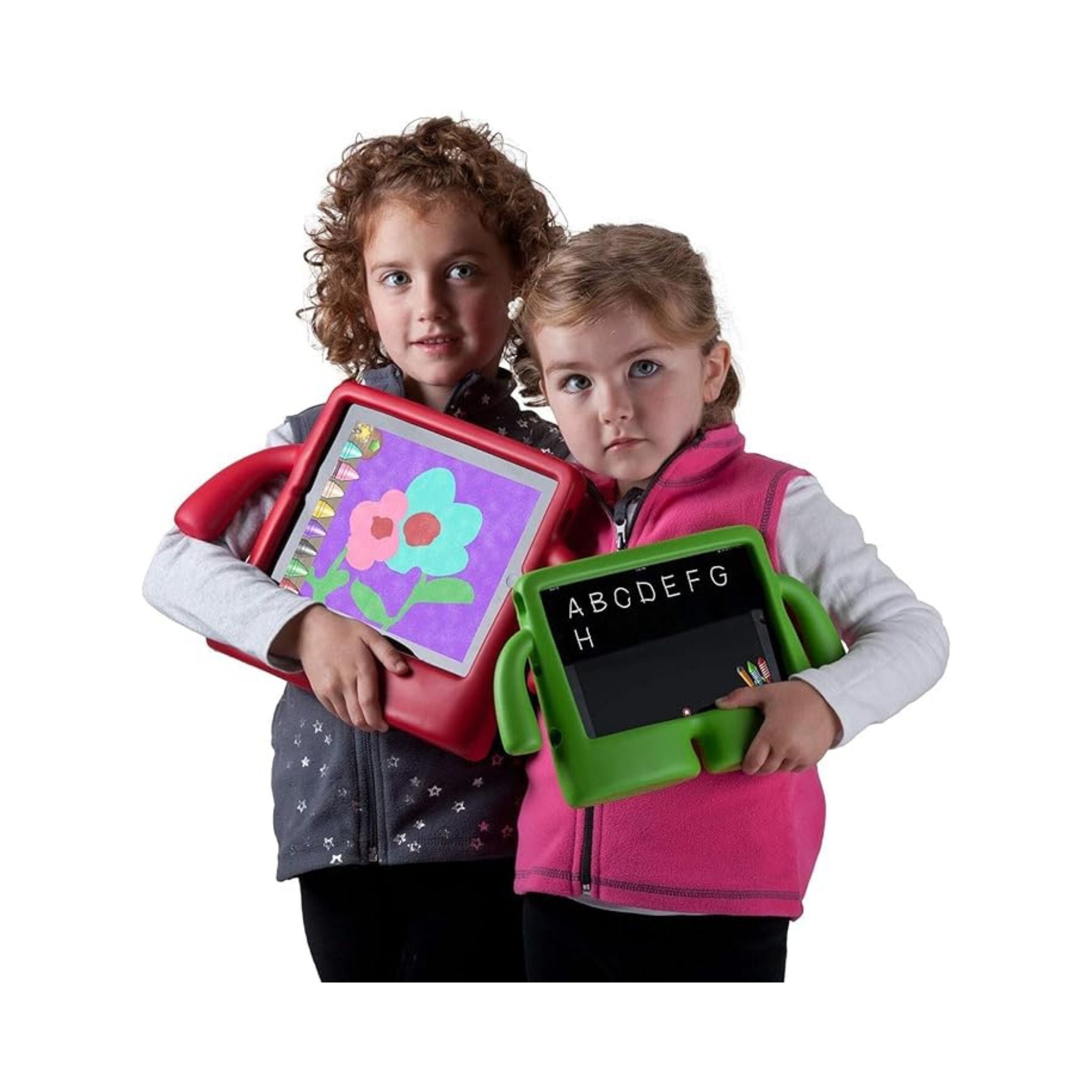 Kids Case for IPad, Silicone IPAD 2-3-4 Fun & Durable iPad Mini Kids Case Ultimate Protection with Freestanding Design- Purple
