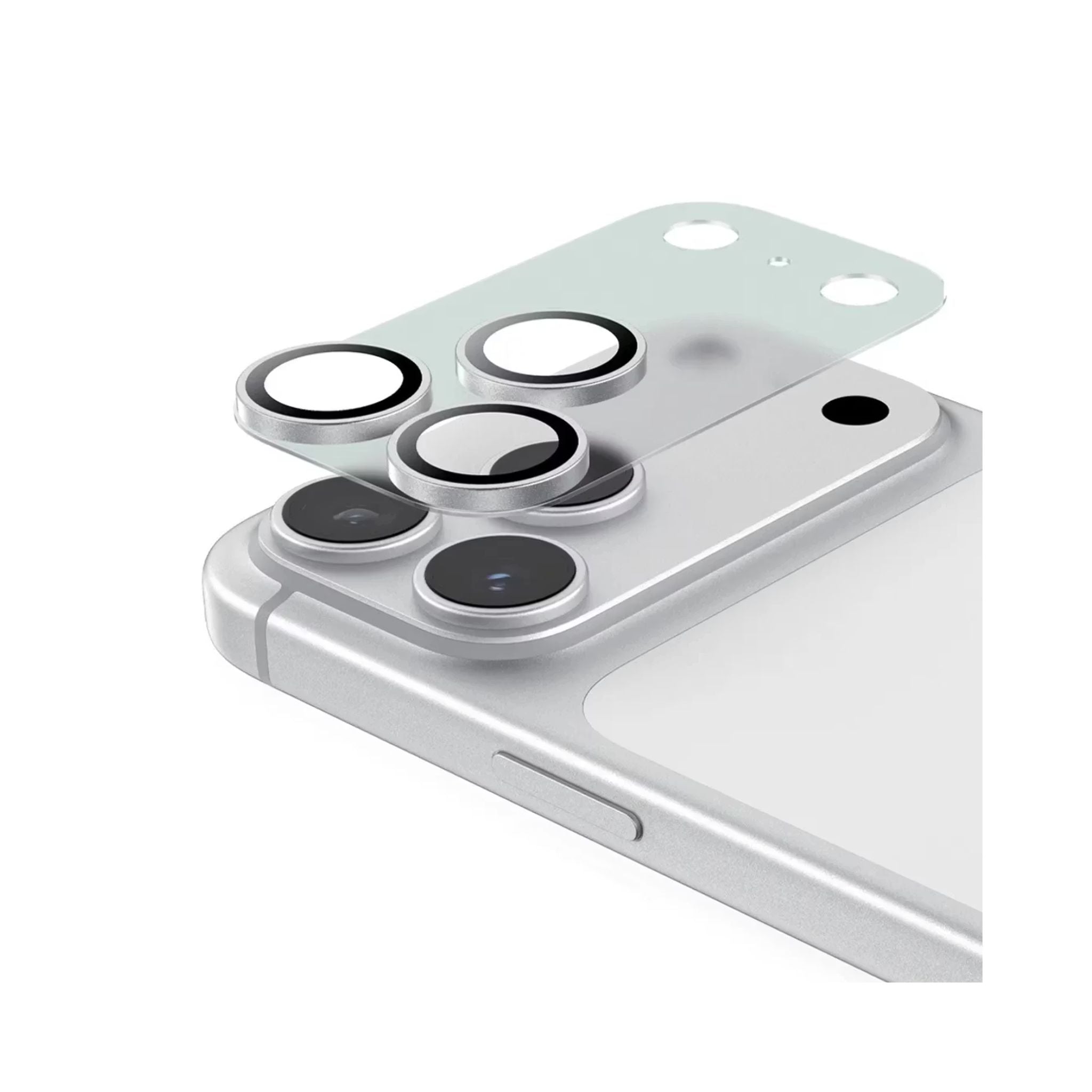 Green Lion Kanzen Camera Lens for iPhone 17 Pro Max, 9H Hardness, Easy to Apply, Anti Fingerprint, Bubble Free, Full Coverage, Ultra Clear Shooting, Impact Resistant, Ultra-Thin Base - Silver
