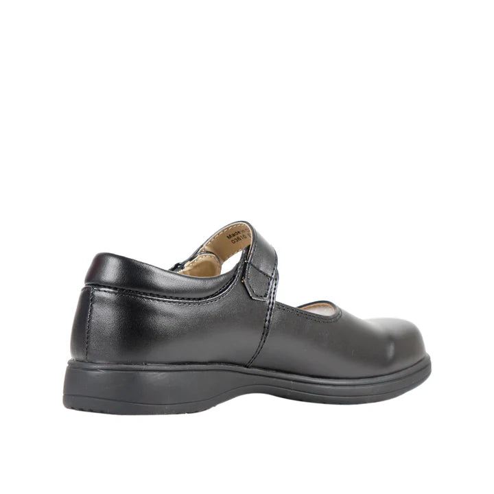 Symphony Girls School Shoes - Black