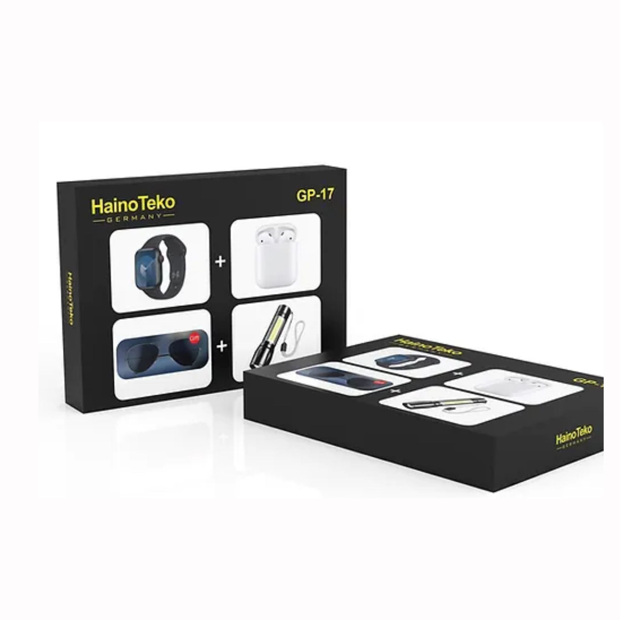 Haino Teko Germany GP17 Full Screen Display Series 9 Smart Watch- Black